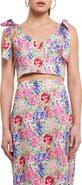 Endless Rose Floral Print Crop Tank
