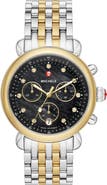 MICHELE CSX Two-Tone Diamond Bracelet Watch, 39mm