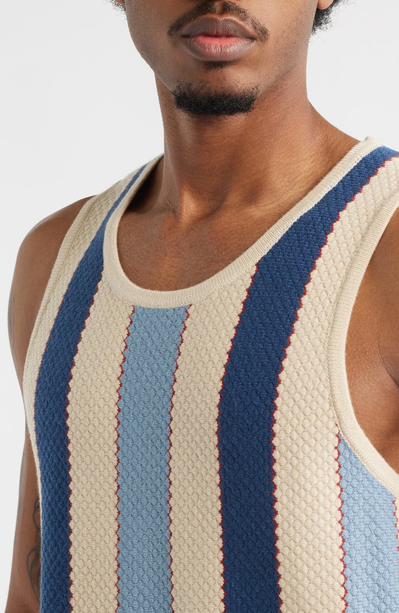 MAVRANS Strike a Match Stripe Knit Tank, Alternate, color, 