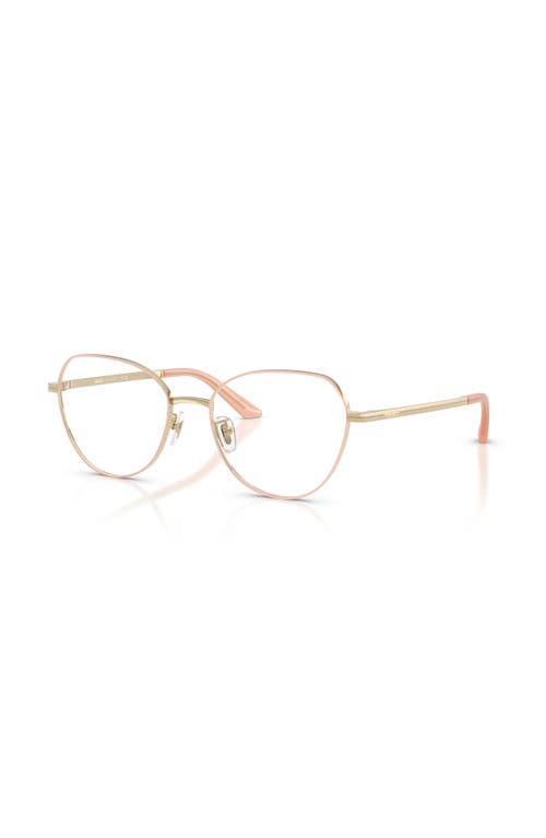 Versace 55mm Phantos Optical Glasses In Gold