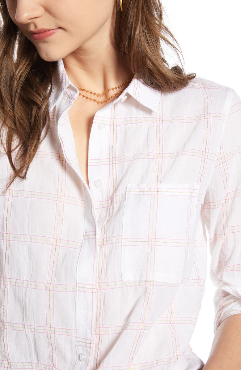 Treasure & Bond Drapey Classic Shirt, Alternate, color, 