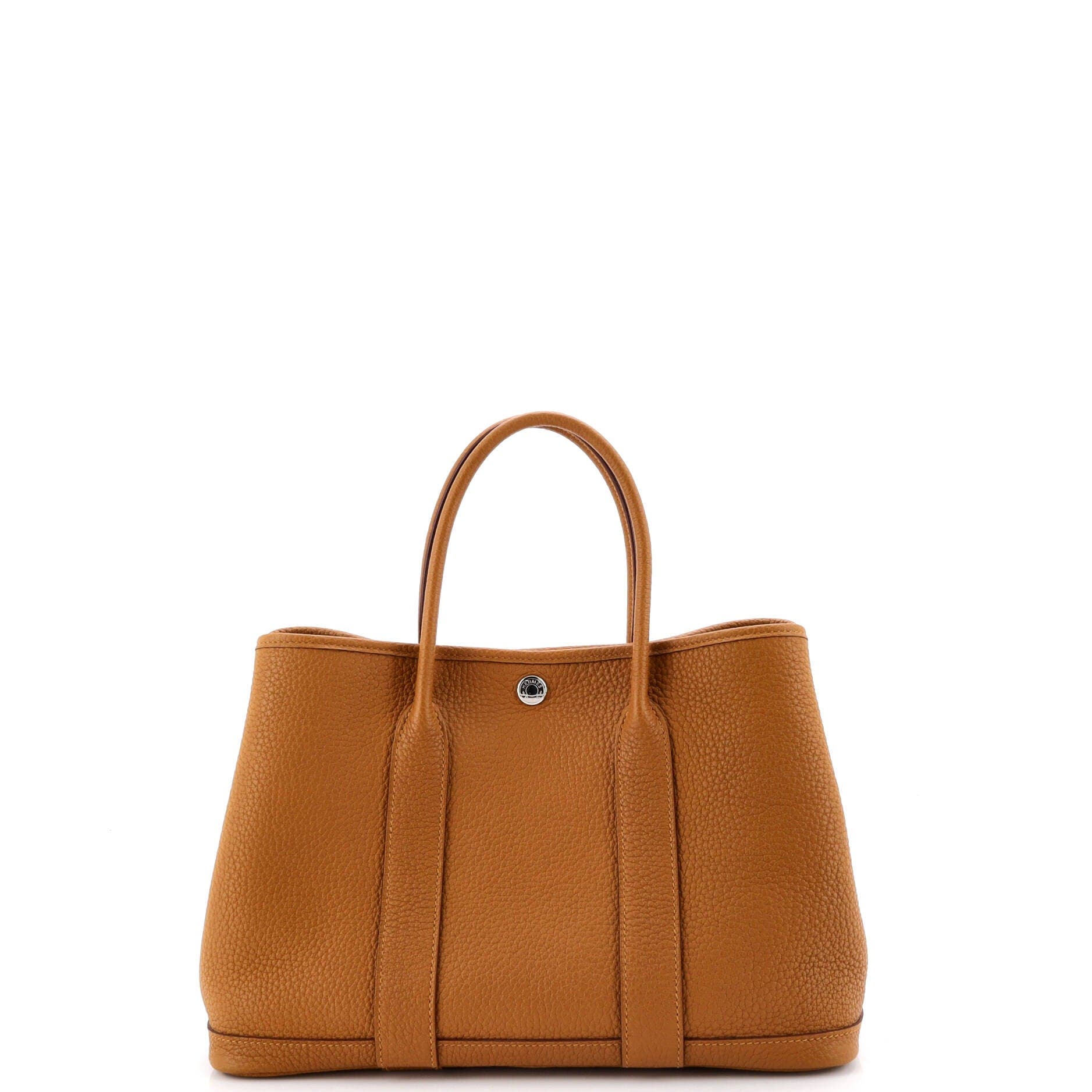 Pre-Owned Hermes Garden Party Tote Leather 30, Alternate, color, Sesame