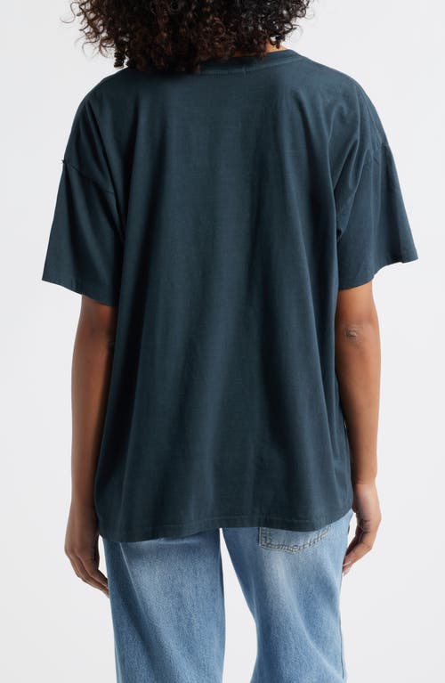 Daydreamer Boots For Walking Merch Cotton Graphic T-shirt In Blue