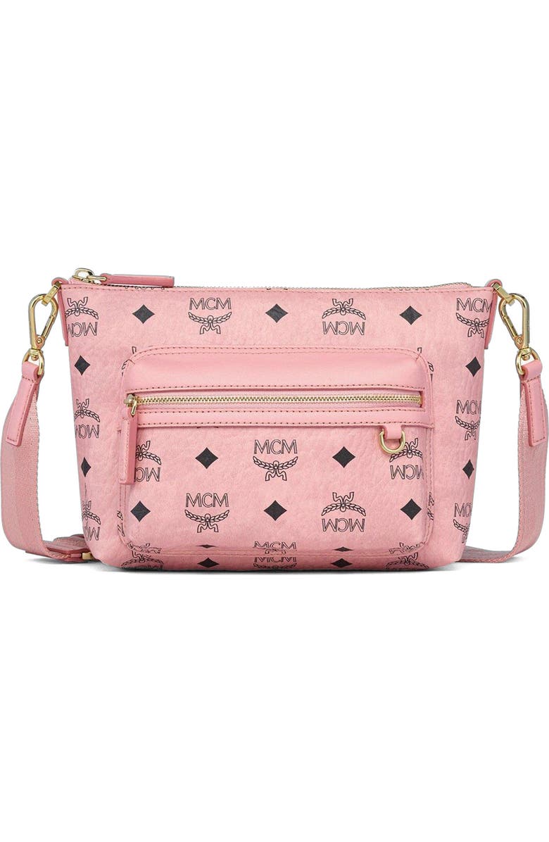 MCM Aren Crossbody in Visetos, Main, color,