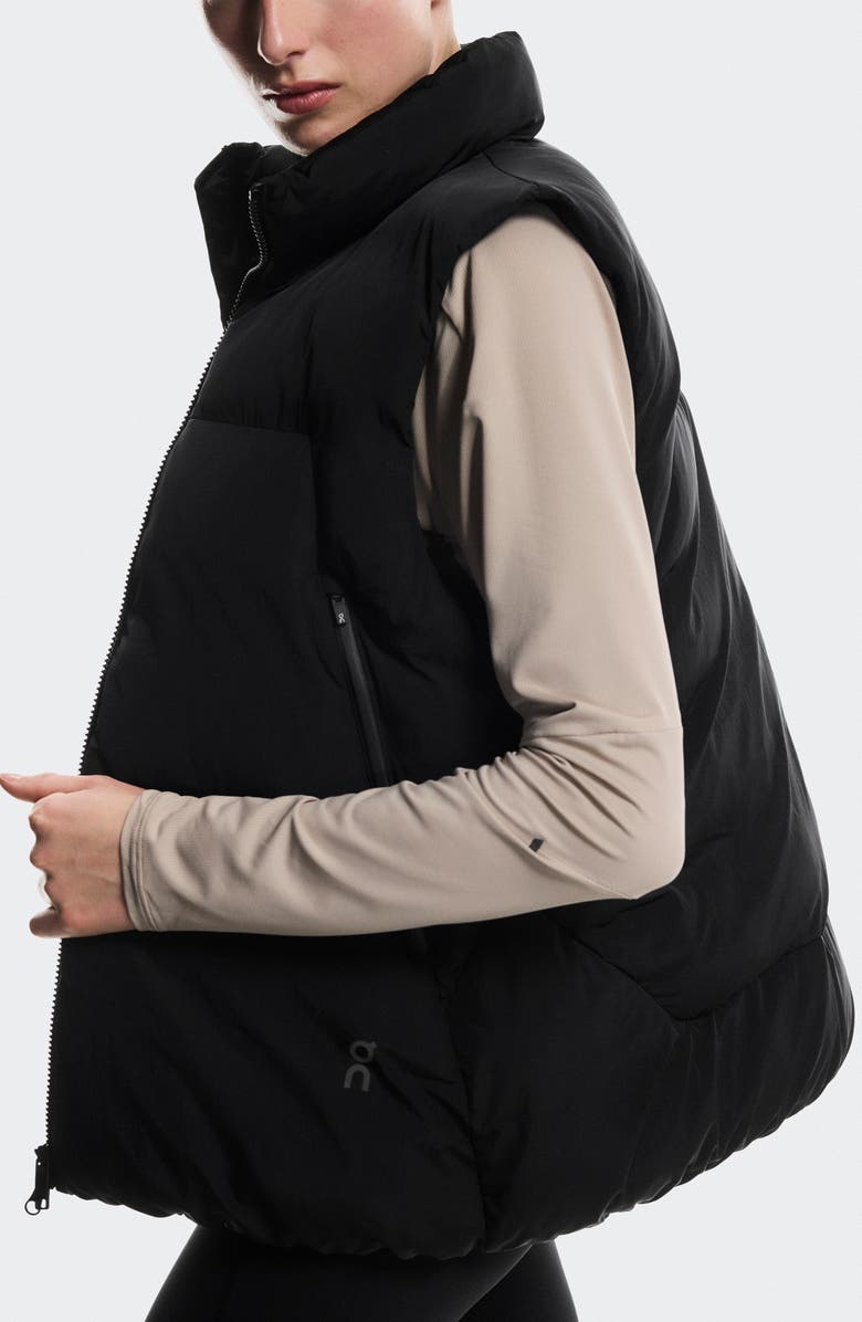 On All-Day Puffer Vest, Alternate, color, Black
