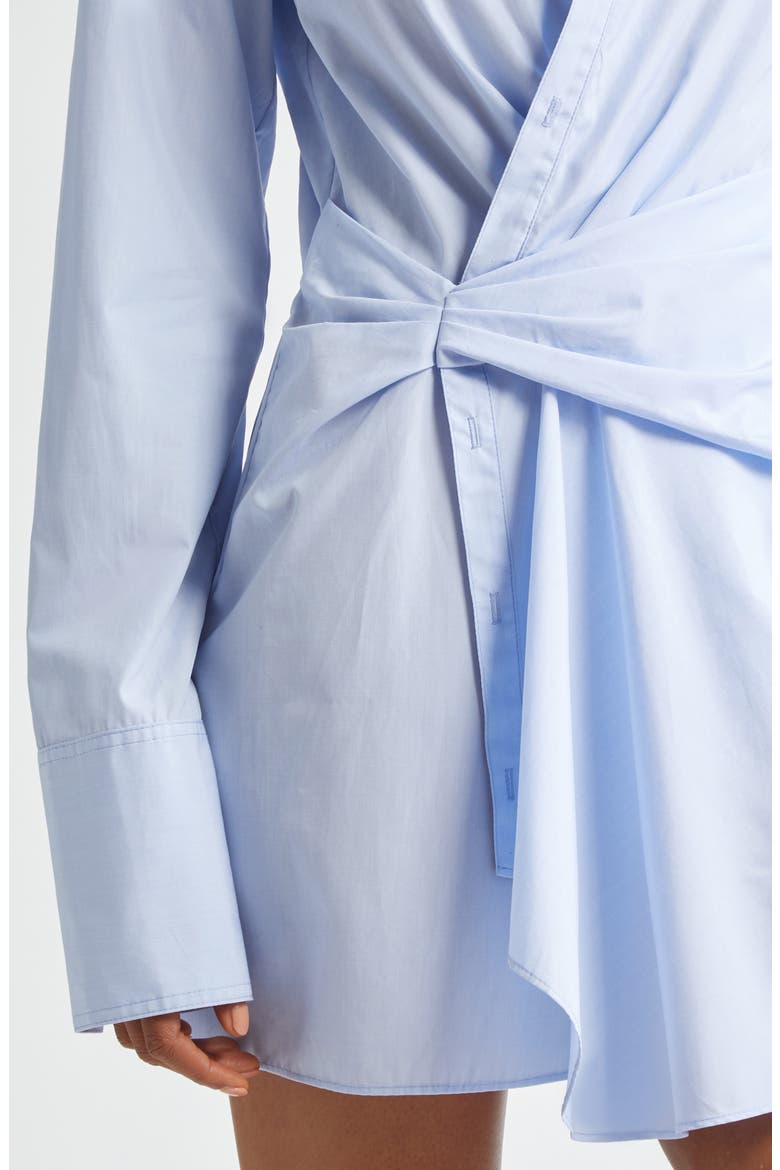 Lydia Long Sleeve Shirtdress, Alternate, color, ICE BLUEW
