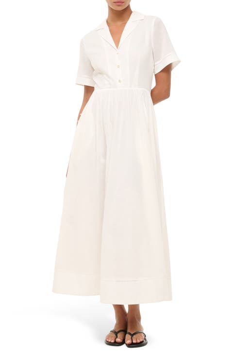 Meryl Cotton Maxi Shirtdress