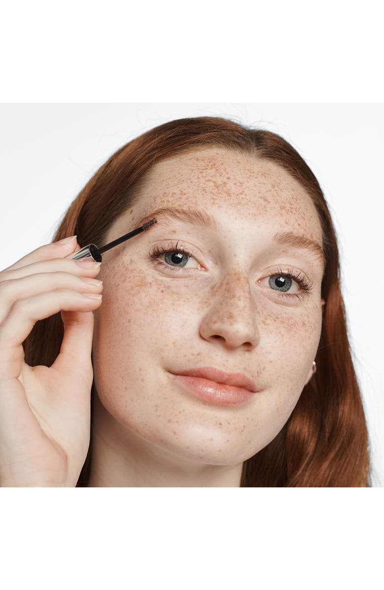 Clinique Just Browsing Brush-On Tinted Brow Styling Mousse Tinted Brow Gel, Alternate, color, Black/ Brown