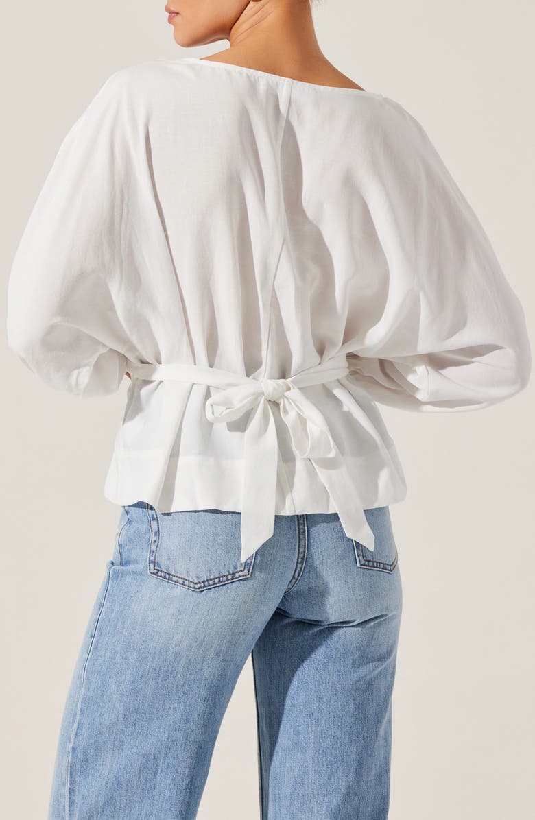 ASTR the Label Ciara Pleated Top, Alternate, color, 