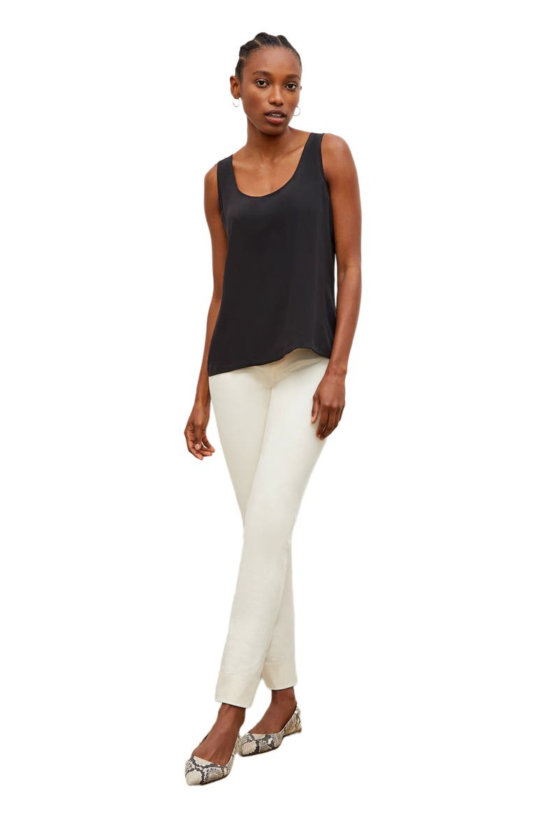 Vicky Tank - Washable Silk, Main, color, Black