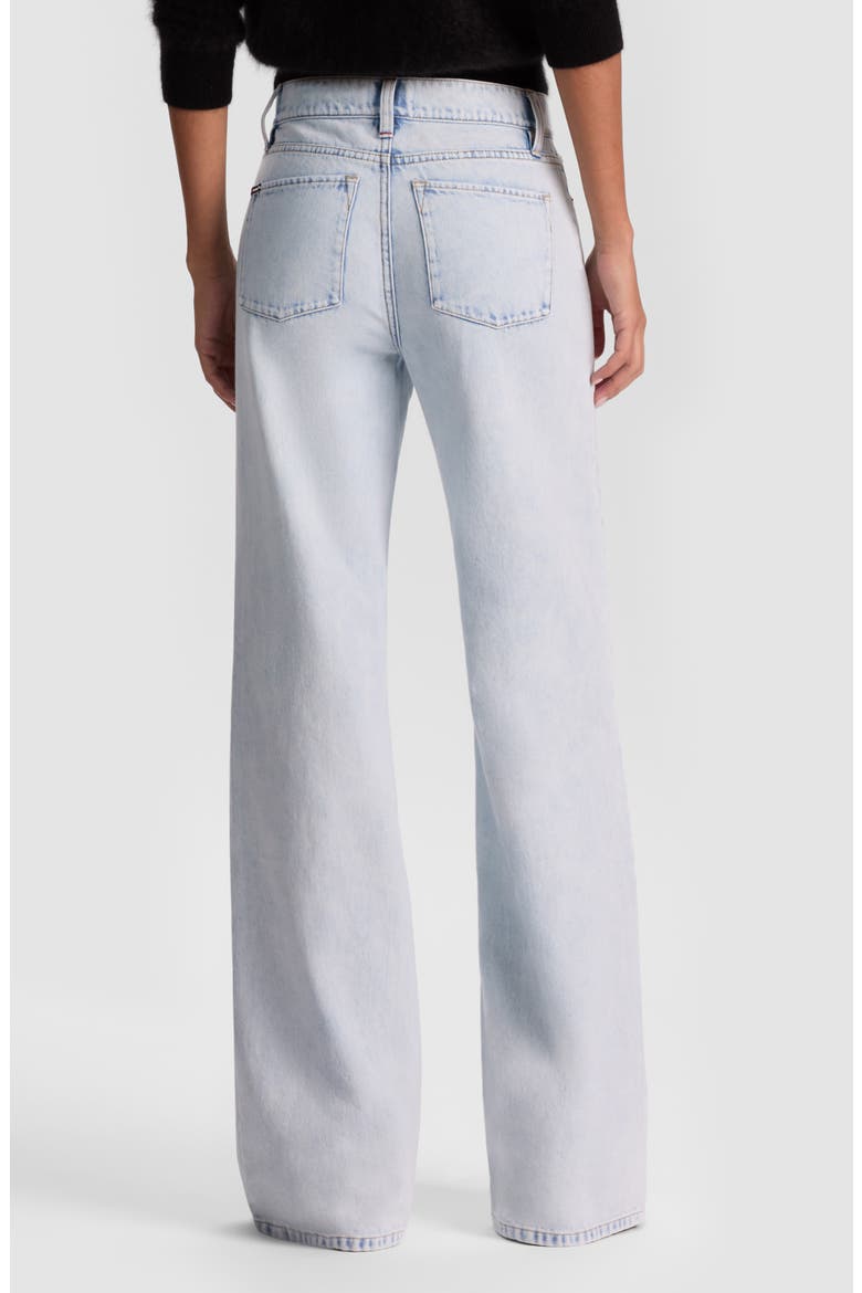Chic High Waist Wide Leg Jeans, Alternate, color, DARLA LIGHT INDIGO