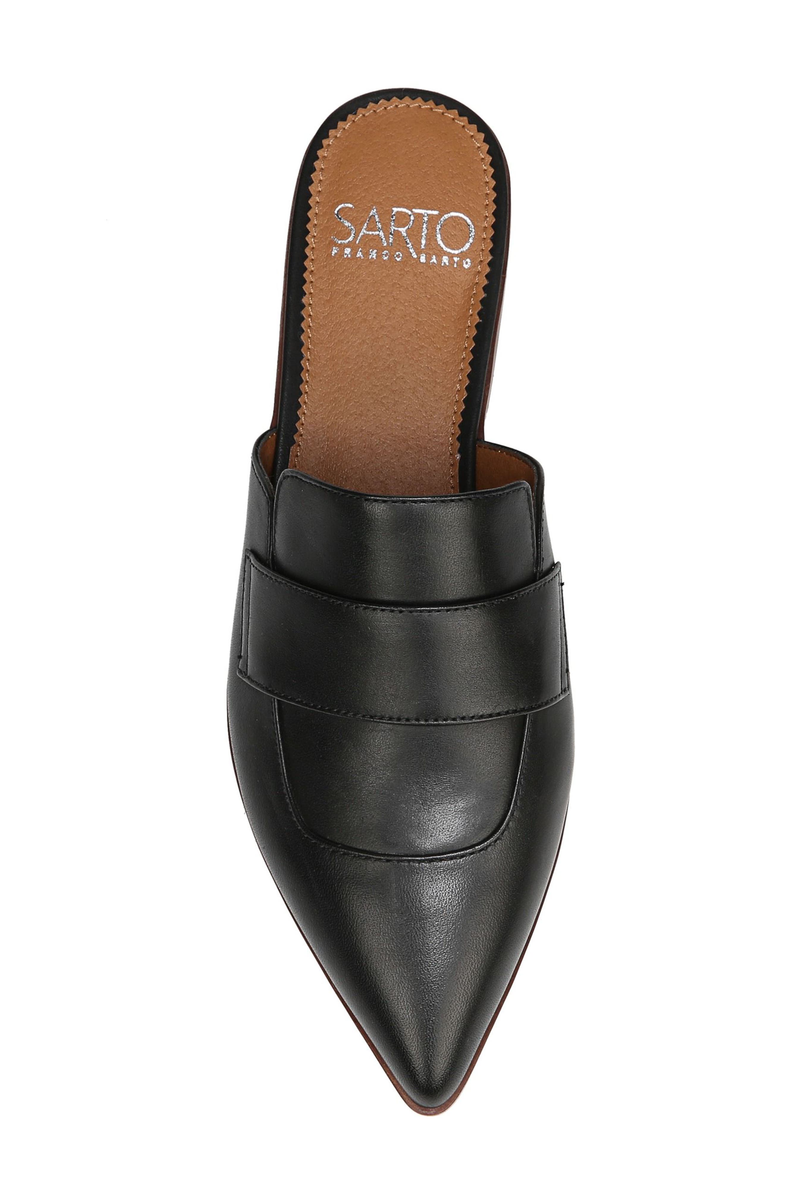 Palmer Mule, Alternate, color, BLACK LEATHER