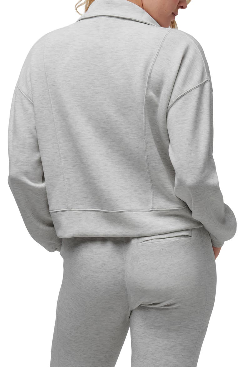 Skyloft Half Zip Top, Alternate, color, HEATHER LIGHT GREY