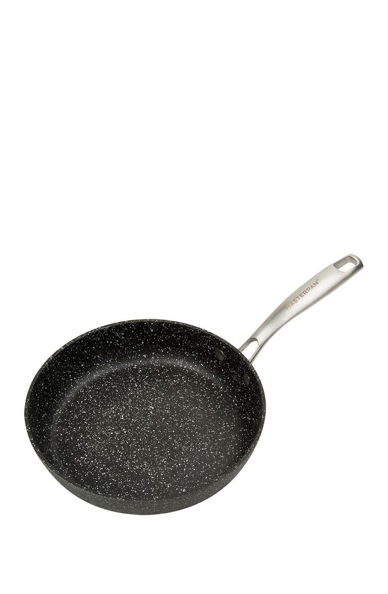MASTERPAN Black Granite Ultra Non-Stick Cast 11" Aluminum Fry Pan, Main, color, 
