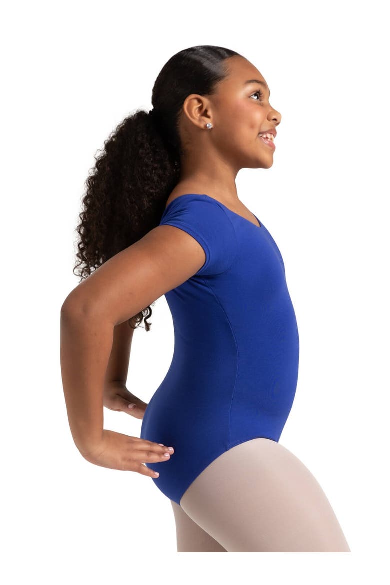 Short Sleeve Leotard, Alternate, color, dark blue
