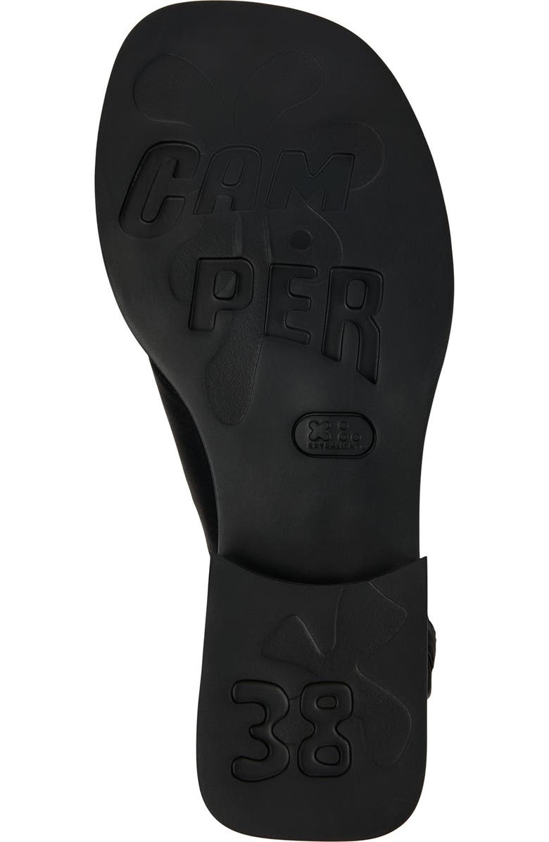 Camper Dana Slingback Sandal, Alternate, color, Black