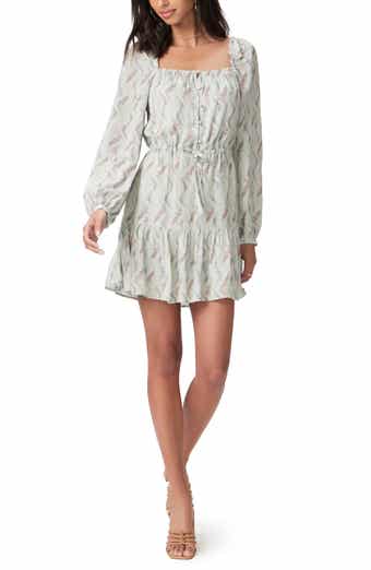 PAIGE Marjie Floral Long Sleeve Minidress