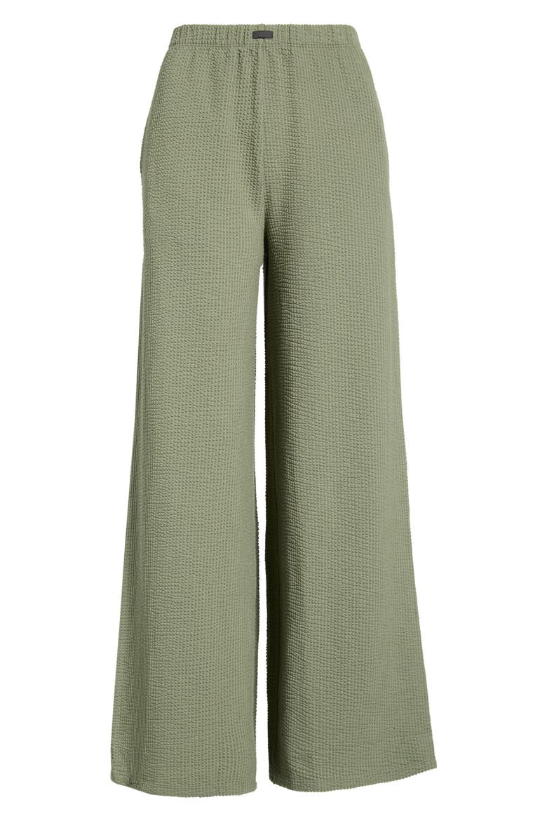 Stretch Organic Cotton Seersucker Lounge Pants, Alternate, color, FRESH HERB