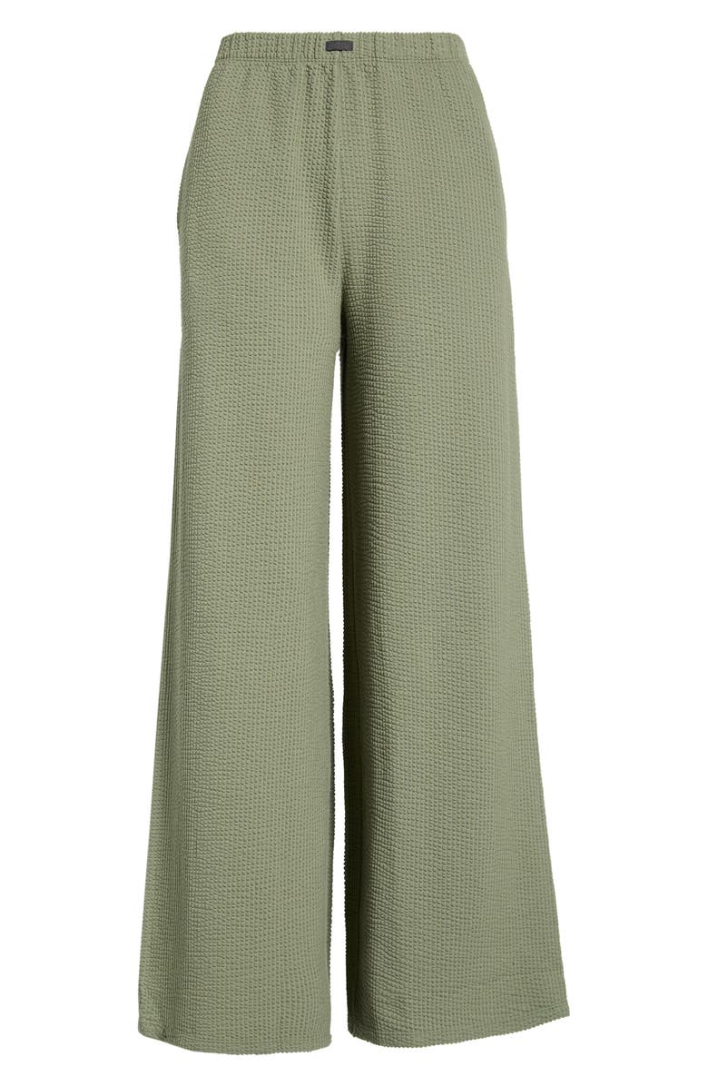 Lunya Stretch Organic Cotton Seersucker Lounge Pants, Alternate, color,