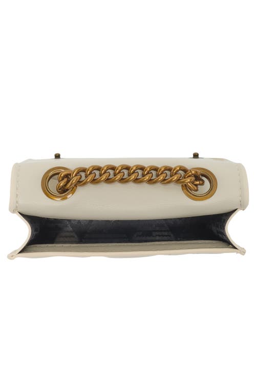Kurt Geiger London Micro Brixton Quilted Shoulder Bag In Natural