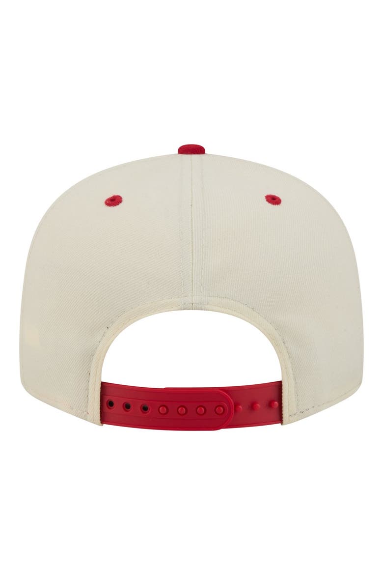 Men's New Era Cream St. Louis Cardinals Oversized Slogan 9FIFTY Snapback Hat, Alternate, color, Cream