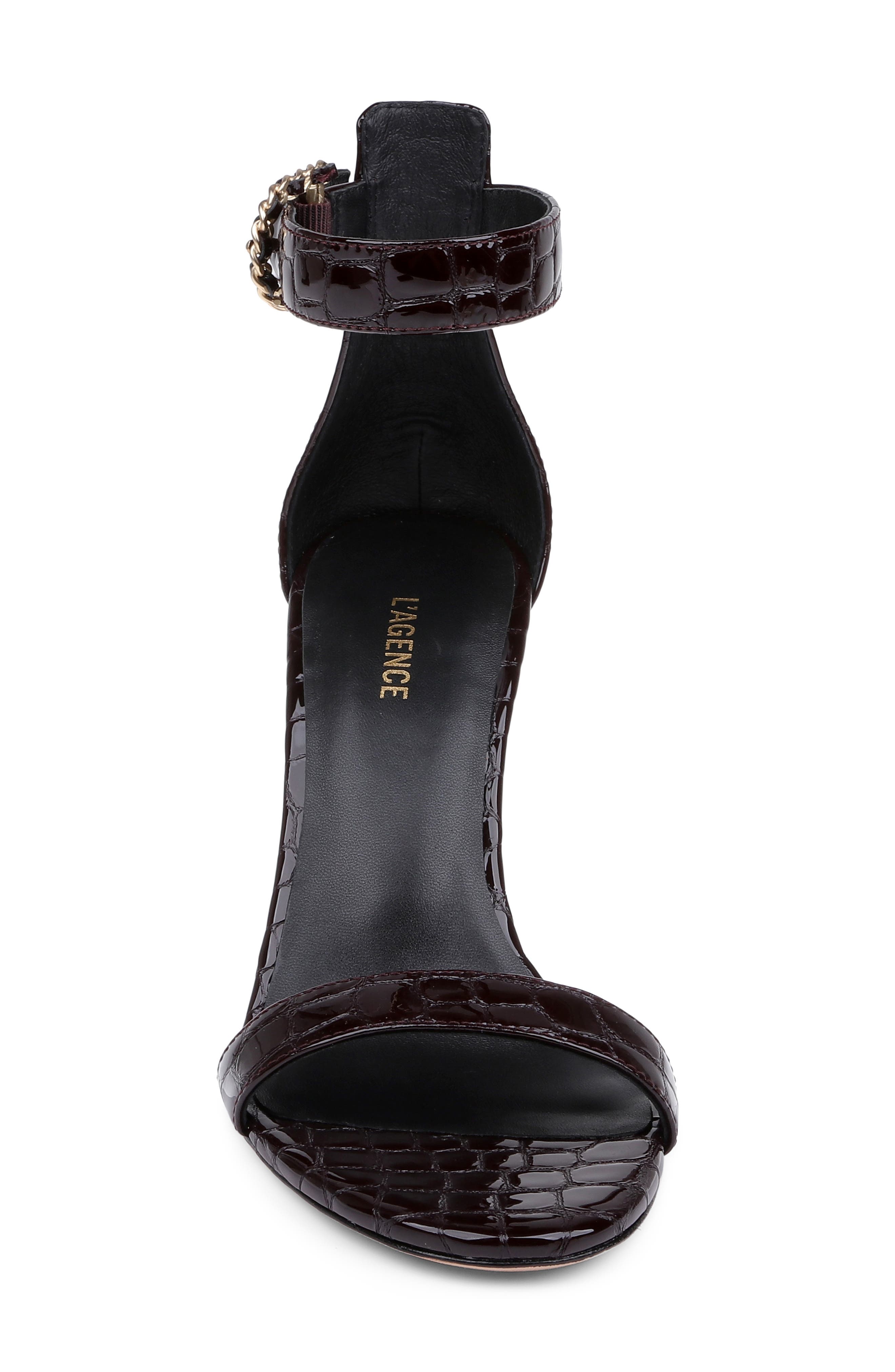 Gisele VII Sandal, Alternate, color, BURGUNDY PATENT