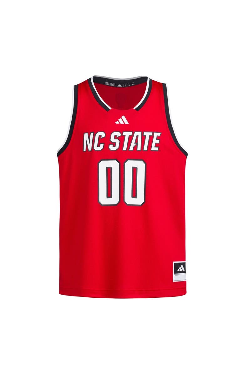 adidas Youth adidas #00 Red NC State Wolfpack Swingman Jersey, Alternate, color, Red