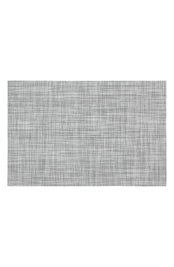 Dainty Home Set Of 6 Vinyl Placemats In Linen Design Black