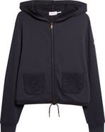 Moncler Mixed Media Zip Hoodie