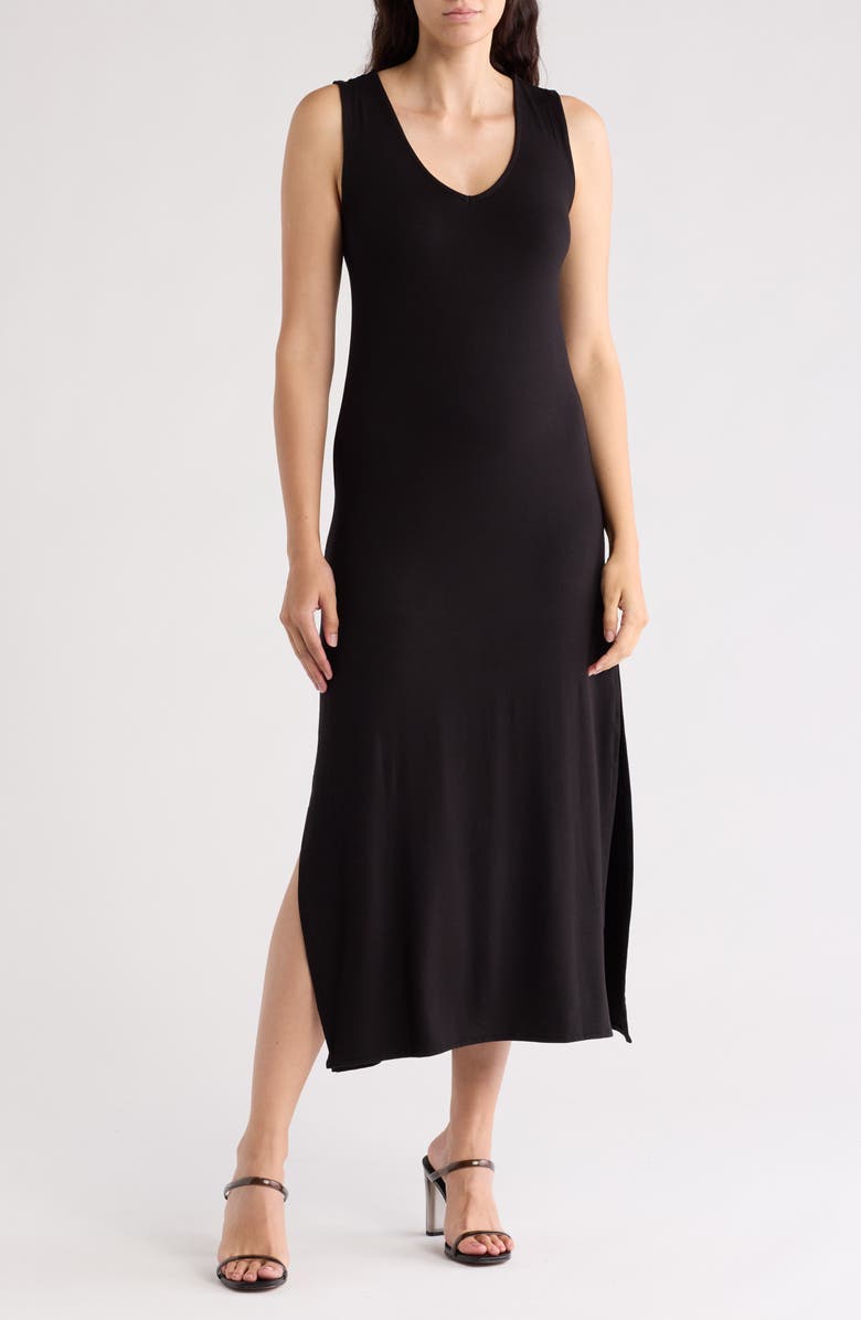 Rachel Parcell V-Neck Midi Dress, Main, color,