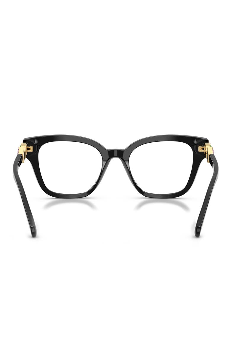 52mm Square optical glasses, Alternate, color, BLACK / DEMO LENS