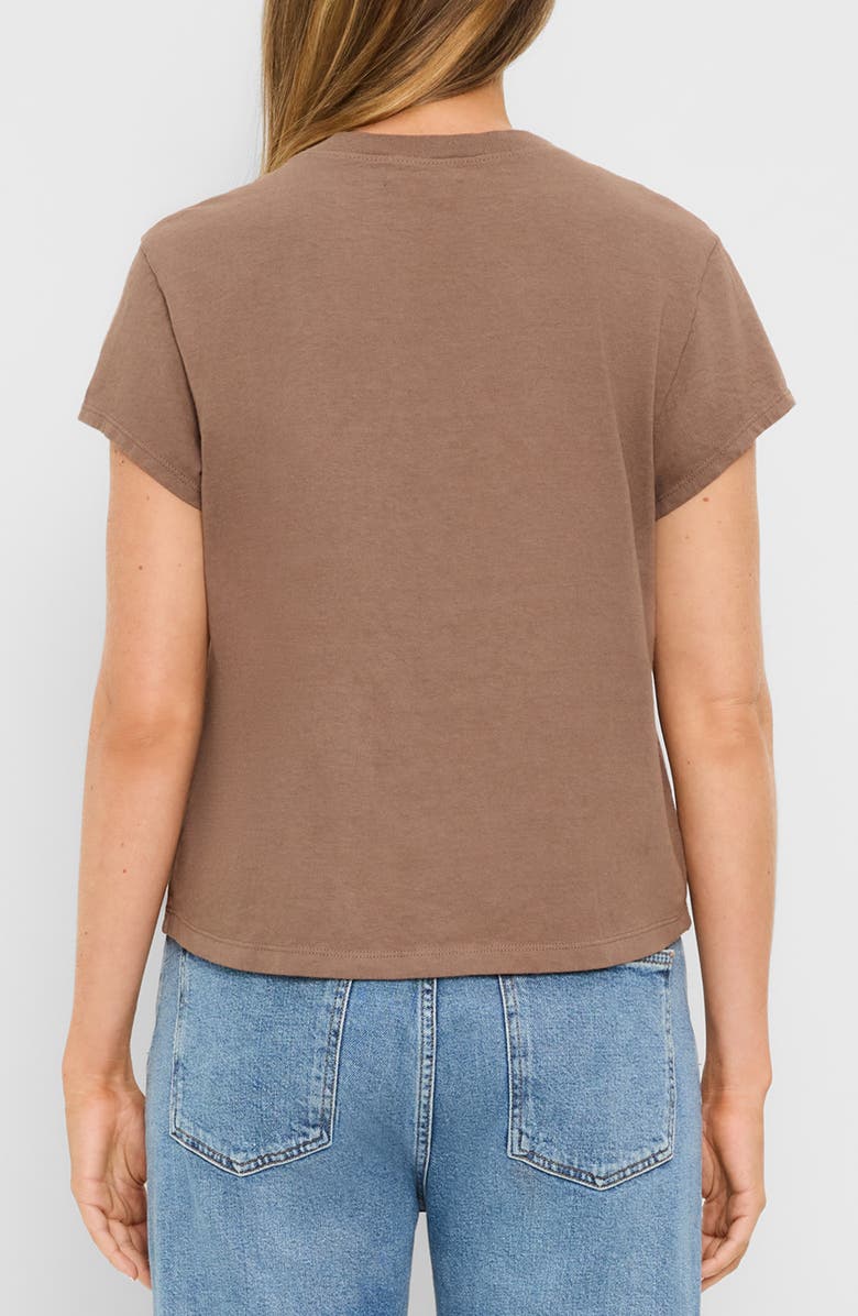 Michael Stars Solene Boxy Crewneck T-Shirt, Alternate, color, Quicksand