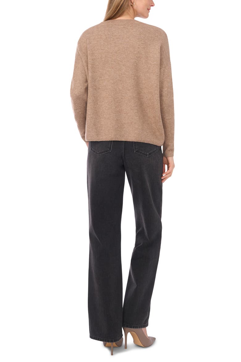 Large Argyle Sweater, Alternate, color, TAUPE
