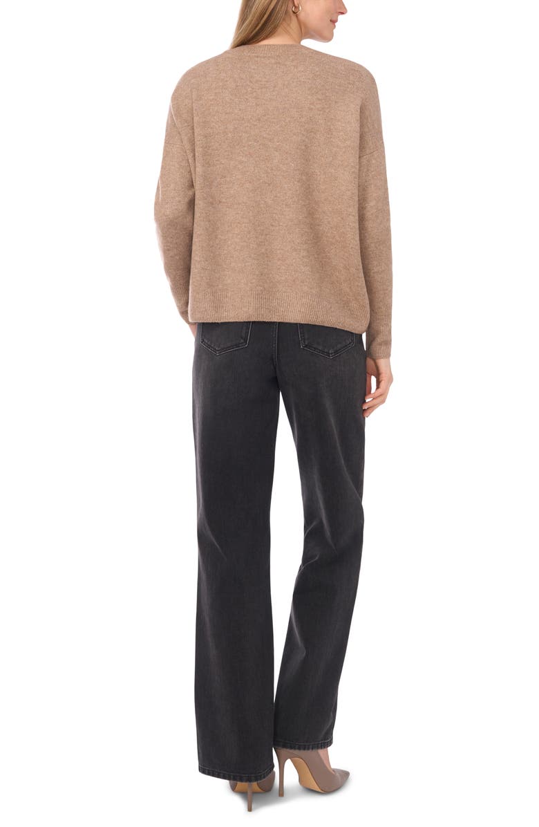 Halogen<sup>®</sup> Large Argyle Sweater, Alternate, color, Taupe