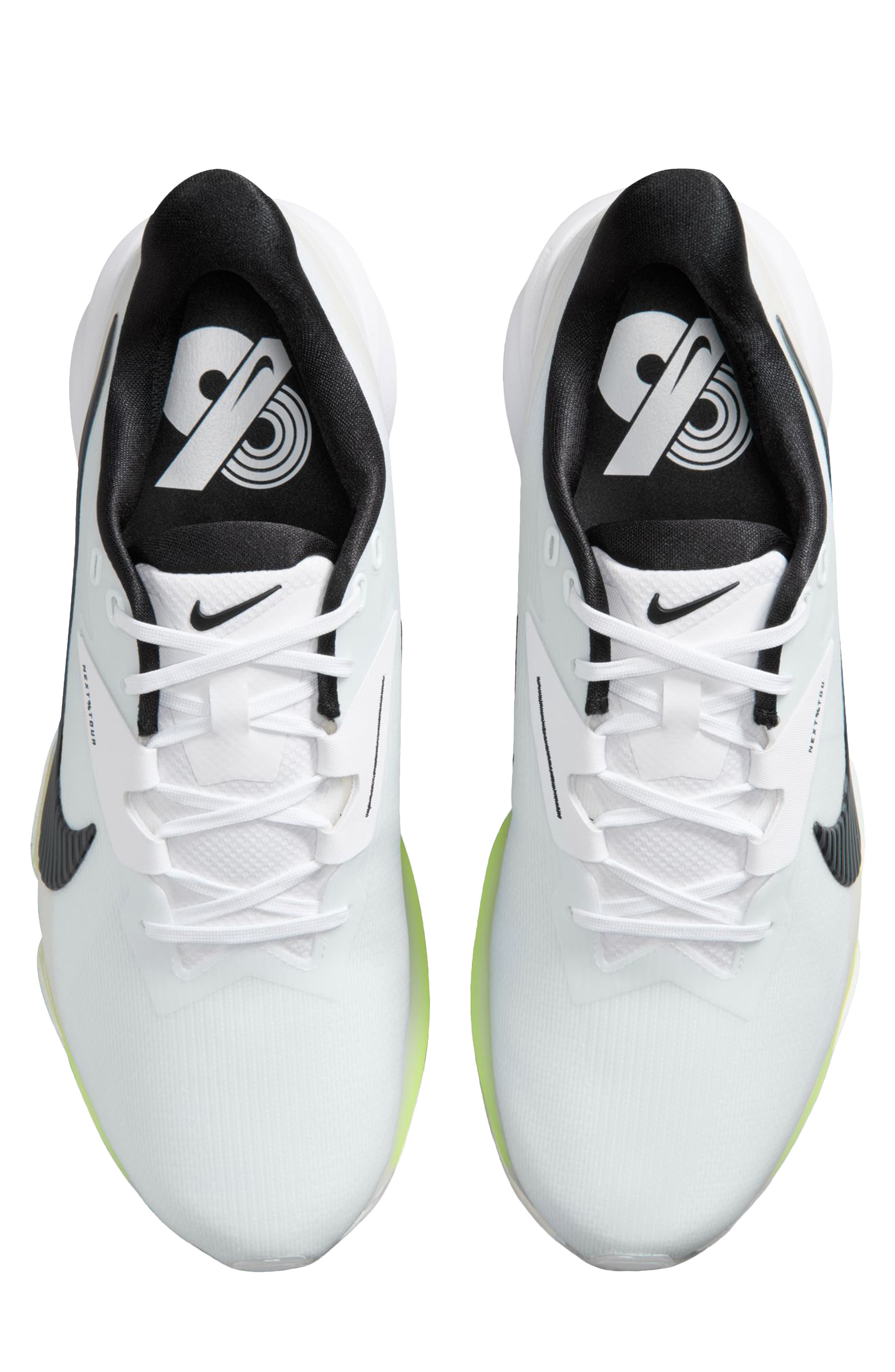 Next% TOUR 3 Waterproof Golf Shoe, Alternate, color, 102 WHITE/BLACK