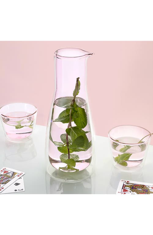Cloudnola Rocks Glasses & Carafe Set In Transparent