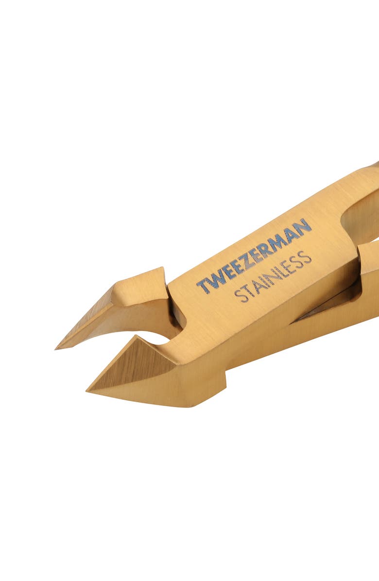 TWEEZERMAN Ultra Precision Cuticle Nipper, Alternate, color, Gold