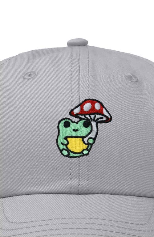 DALIX DALIX MUSHROOM FROG EMBROIDERED HAT 