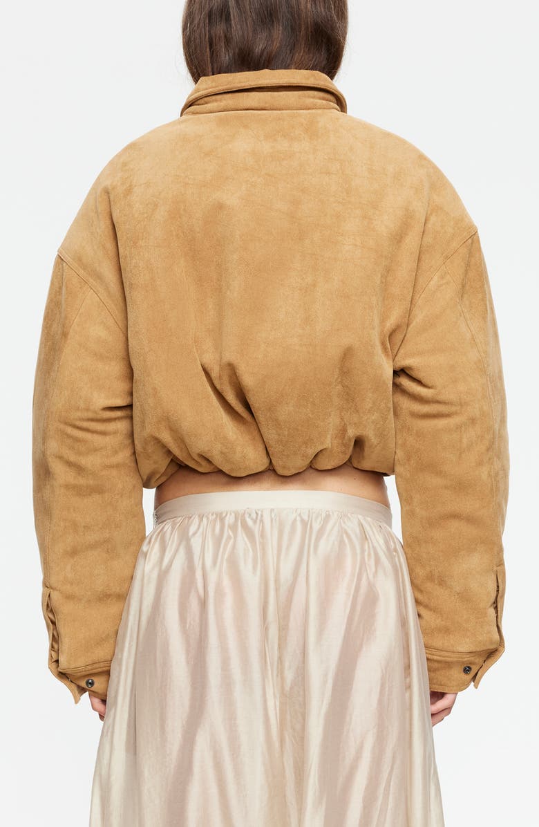 LIONESS Serrano Faux Suede Bomber Jacket, Alternate, color, 