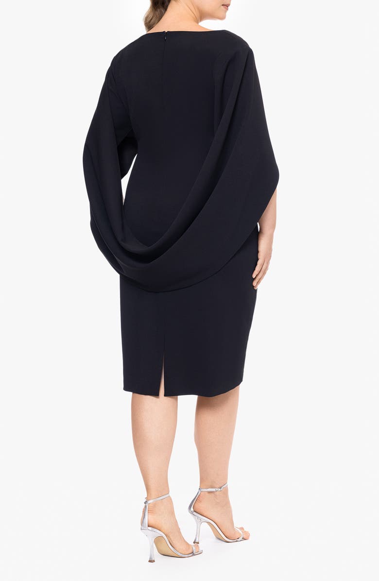 Betsy & Adam Capelet Sheath Cocktail Dress, Alternate, color, 