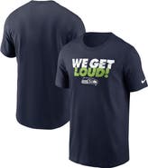 Nike Men's Nike College Navy Seattle Seahawks Hometown T-Shirt