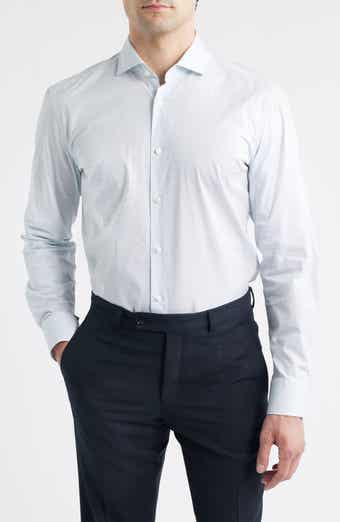 Hank Kent Slim Fit Stretch Cotton Dress Shirt