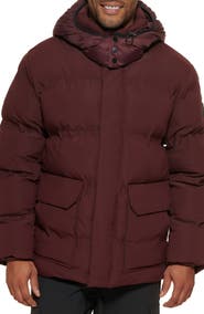 DKNY Hooded Puffer Jacket