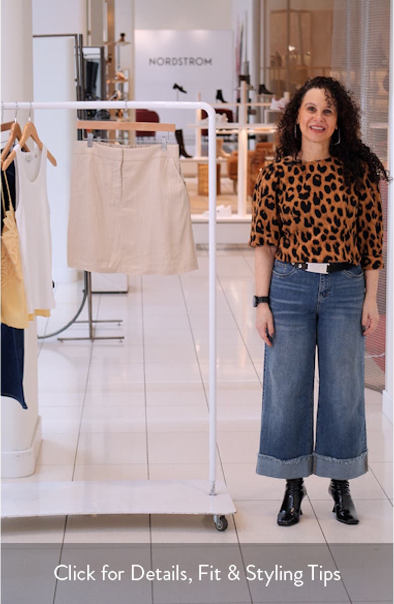 Slant Pocket Miniskirt, sales video thumbnail