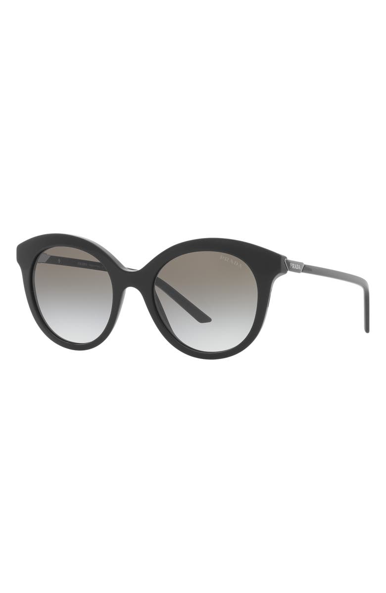 Prada 51mm Round Sunglasses, Alternate, color, 
