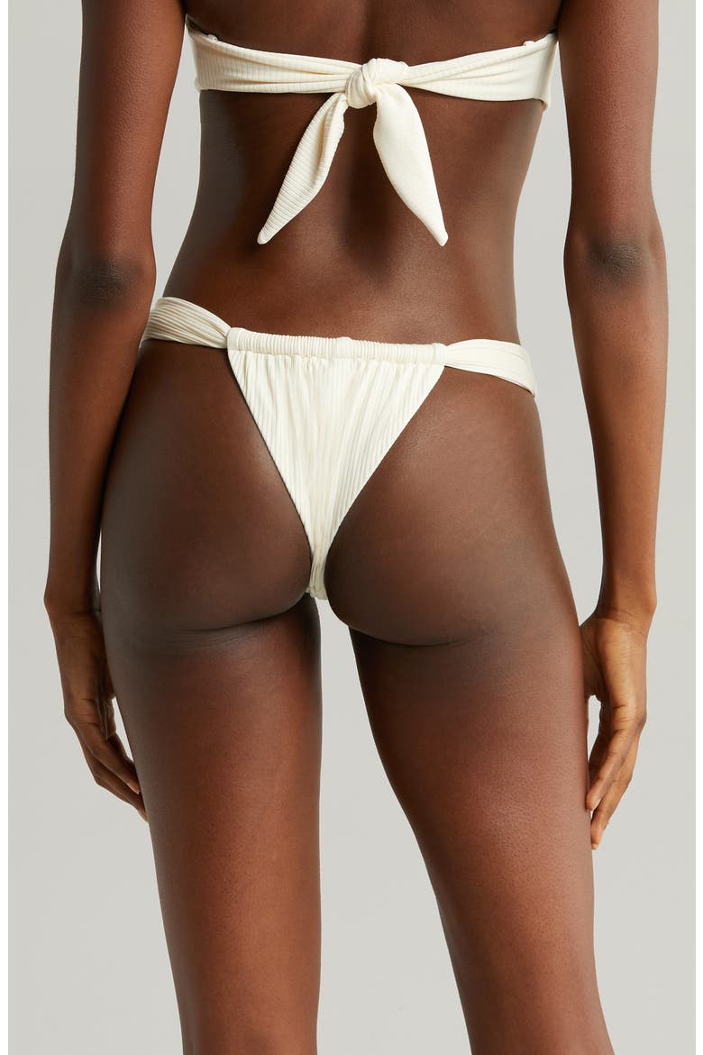Sandra Rib Bikini Bottoms, Alternate, color, CREAM RIB