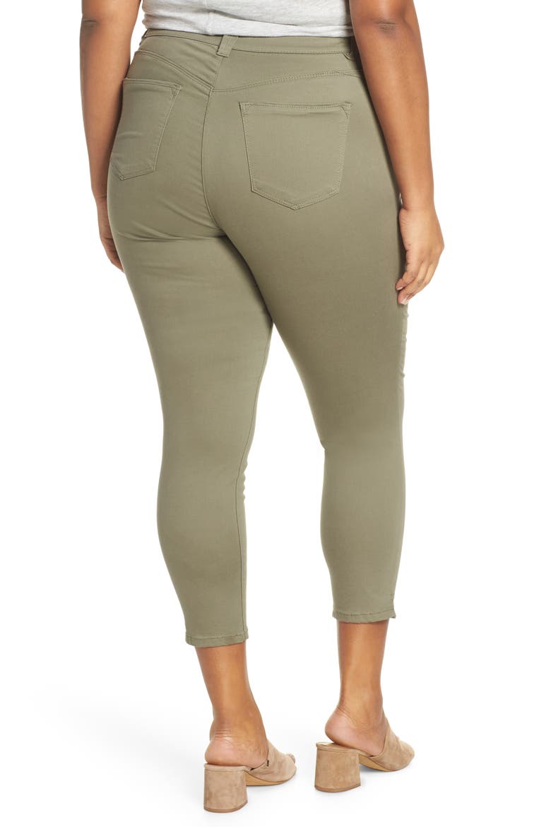 'Ab'Solution High Waist Ankle Skinny Pants, Alternate, color, LOK LAUREL