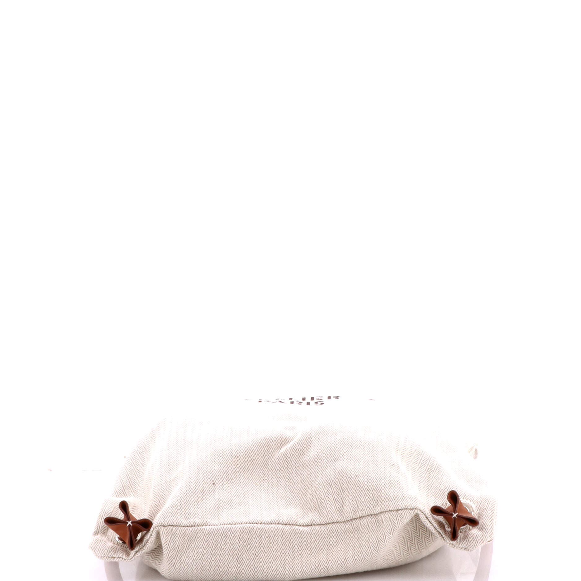 Pre-Owned Hermes Maline Bag Toile, Alternate, color, Ecru