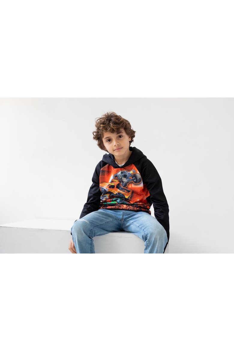 Fleece Pullover Hoodie (toddler, Little Kid & Big Kid), Alternate, color, Stadium Orange