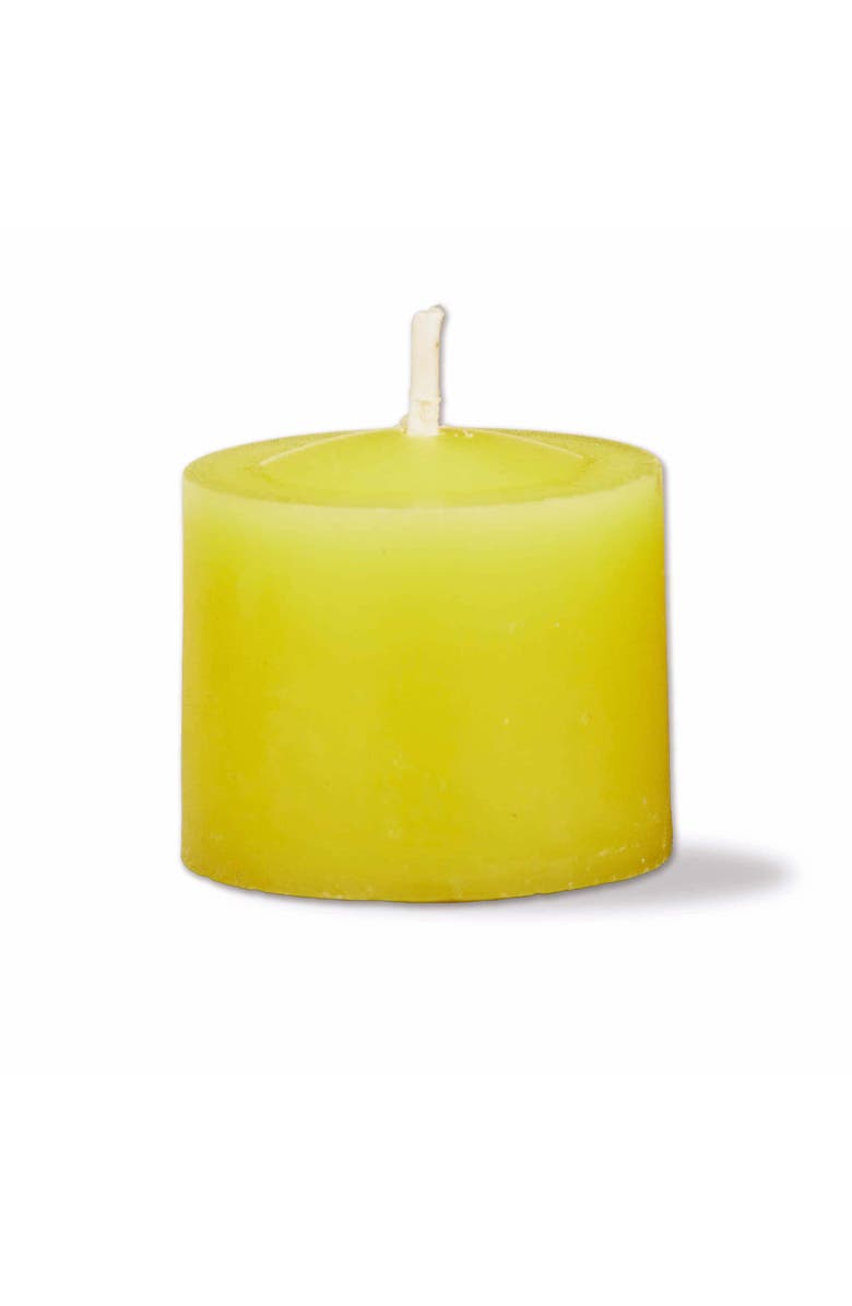 tag Color Studio Yellow Votive Candles Set of 12 Smokeless Wax, Alternate, color, Yellow